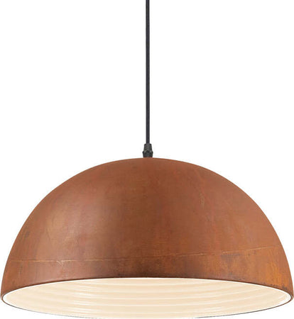 Sospensione-Rustica-Country-Folk-Metallo-Corten-Ruggine-1-Luce-E27-D40Cm