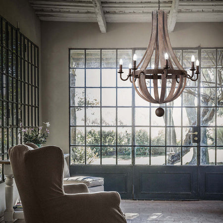 Sospensione-Rustica-Country-Millennium-Legno-Marrone-8-Luci-E14