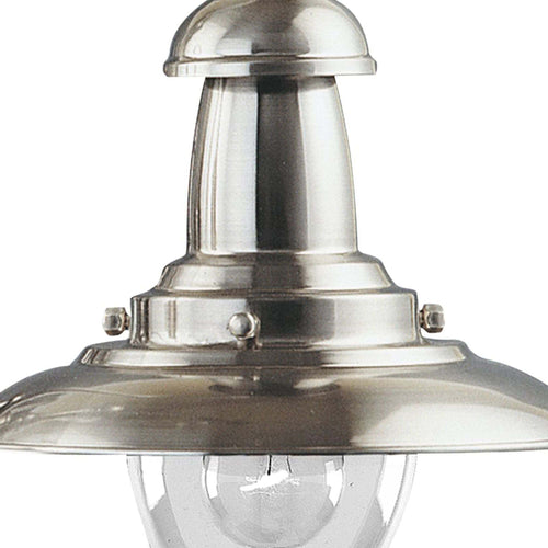 Sospensione-Rustico-Country-Fisher-Man-Acciaio-Argento-Vetro-1-Luce-E27