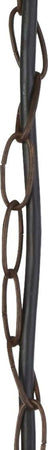 Sospensione-Rustico-Country-Stazione-Acciaio-Marrone-Vetro-1-Luce-E27