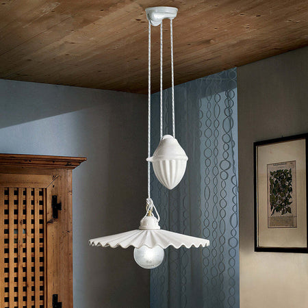 Sospensione-Saliscendi-Classico-L'Aquila-Metallo-E-Ceramica-Ottone-1-Luce-E27