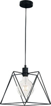 Sospensione Santana Nero 1Xe27 26X26X25Cm Illuminazione/Illuminazione per interni/Lampadari lampade a sospensione e plafoniere/Lampade a sospensione Led Mall Home - Napoli, Commerciovirtuoso.it