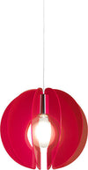 Sospensione-Sirio-1-Luce-In-Metacrilato-Rosso-Fluorescente-Space-Collection