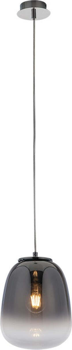 Sospensione Smoke Fume' 1Xe27 19,7X23,6Cm Illuminazione/Illuminazione per interni/Lampadari lampade a sospensione e plafoniere/Lampade a sospensione Led Mall Home - Napoli, Commerciovirtuoso.it