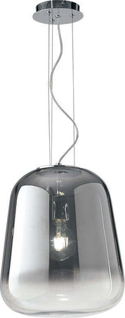 Sospensione Smoke Fume' 1Xe27 34X38,7Cm Illuminazione/Illuminazione per interni/Lampadari lampade a sospensione e plafoniere/Lampade a sospensione Led Mall Home - Napoli, Commerciovirtuoso.it