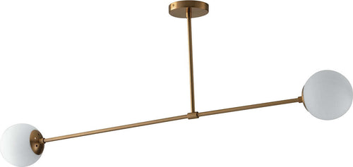 Sospensione Themys Ottone 2Xe14 120X13,8X50Cm Illuminazione/Illuminazione per interni/Lampadari lampade a sospensione e plafoniere/Lampade a sospensione Led Mall Home - Napoli, Commerciovirtuoso.it