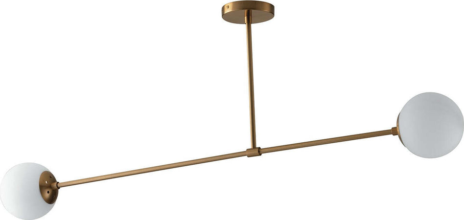 Sospensione Themys Ottone 2Xe14 120X13,8X50Cm Illuminazione/Illuminazione per interni/Lampadari lampade a sospensione e plafoniere/Lampade a sospensione Led Mall Home - Napoli, Commerciovirtuoso.it