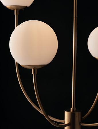 Sospensione Themys Ottone 4Xe14 63,5X74,5Cm Illuminazione/Illuminazione per interni/Lampadari lampade a sospensione e plafoniere/Lampade a sospensione Led Mall Home - Napoli, Commerciovirtuoso.it