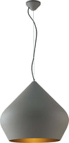 Sospensione Tholos Grigia 1Xe27 52X49Cm Illuminazione/Illuminazione per interni/Lampadari lampade a sospensione e plafoniere/Lampade a sospensione Led Mall Home - Napoli, Commerciovirtuoso.it