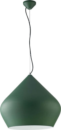 Sospensione Tholos Verde 1Xe27 52X49Cm Illuminazione/Illuminazione per interni/Lampadari lampade a sospensione e plafoniere/Lampade a sospensione Led Mall Home - Napoli, Commerciovirtuoso.it