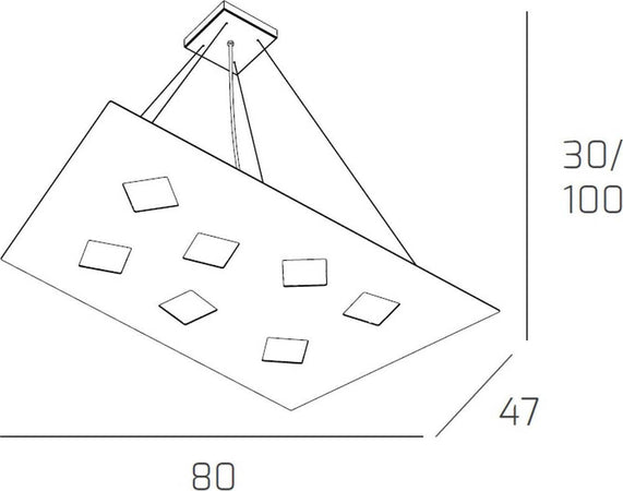 Sospensione-Top-Light-NOTE-1140-S7+4-GX53-LED-biemissione-metallo-lampadario-moderna