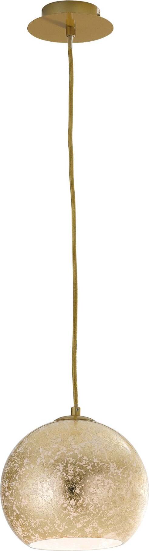 Sospensione Vanity Oro 1Xe27 20X19Cm Illuminazione/Illuminazione per interni/Lampadari lampade a sospensione e plafoniere/Lampade a sospensione Led Mall Home - Napoli, Commerciovirtuoso.it