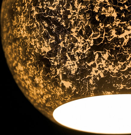 Sospensione Vanity Oro 1Xe27 20X19Cm Illuminazione/Illuminazione per interni/Lampadari lampade a sospensione e plafoniere/Lampade a sospensione Led Mall Home - Napoli, Commerciovirtuoso.it