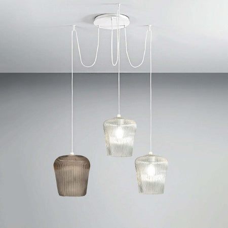 Sospensione-vetro-ambra-trasparente-Gea-Luce-NUMA-BT3-MIX-E27-LED-lampada-soffitto-decentramento-moderna