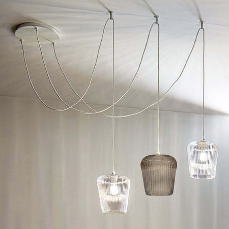 Sospensione-vetro-ambra-trasparente-Gea-Luce-NUMA-BT3-MIX-E27-LED-lampada-soffitto-decentramento-moderna