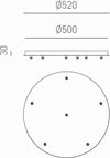 Sospensione-vetro-ambra-trasparente-Gea-Luce-NUMA-BT6-OT-E27-LED-lampada-soffitto-decentramento-classica