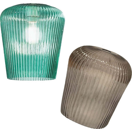 Sospensione-vetro-ambra-verde-Gea-Luce-NUMA-BT6-OT-E27-LED-lampada-soffitto-decentramento-classica
