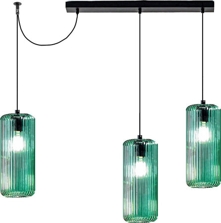 Sospensione-vetro-colorato-Gea-Luce-RAIKA-BR3-E27-LED-lampada-soffitto-decentramento-moderna