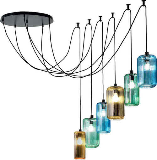 Sospensione-vetro-multicolor-Gea-Luce-RAIKA-BT6-NE-E27-LED-lampada-soffitto-decentramento-moderna