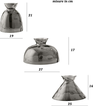 Sospensione-vetro-soffiato-fumè-Perenz-NECK-S3-E27-LED-lampada-soffitto-multiluce-moderna