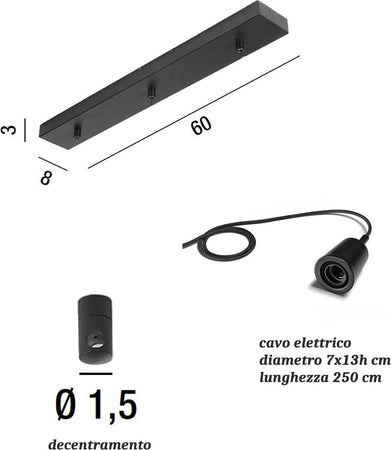Sospensione-vetro-soffiato-fumè-Perenz-NECK-S3-E27-LED-lampada-soffitto-multiluce-moderna