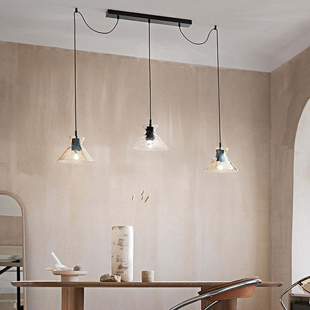 Sospensione-vetro-soffiato-Perenz-NECK-S3-E27-LED-lampada-soffitto-multiluce-moderna