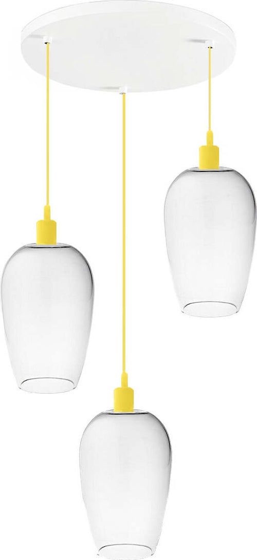Sospensione-vetro-soffiato-trasparente-Perenz-TRIX-S3-E27-LED-lampada-soffitto-moderna-camerette-giallo