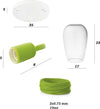 Sospensione-vetro-soffiato-trasparente-Perenz-TRIX-S3-E27-LED-lampada-soffitto-moderna-camerette-verde