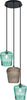 Sospensione-vetro-verde-ambra-Gea-Luce-NUMA-BT3-E27-LED-lampada-soffitto-decentramento-moderna