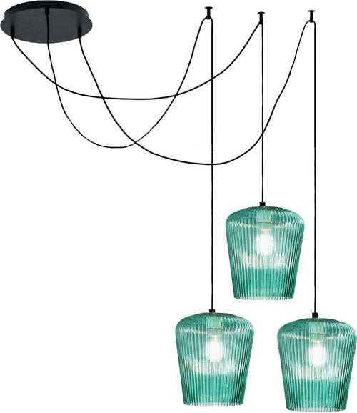 Sospensione-vetro-verde-Gea-Luce-NUMA-BT3-VE-E27-LED-lampada-soffitto-decentramento-moderna