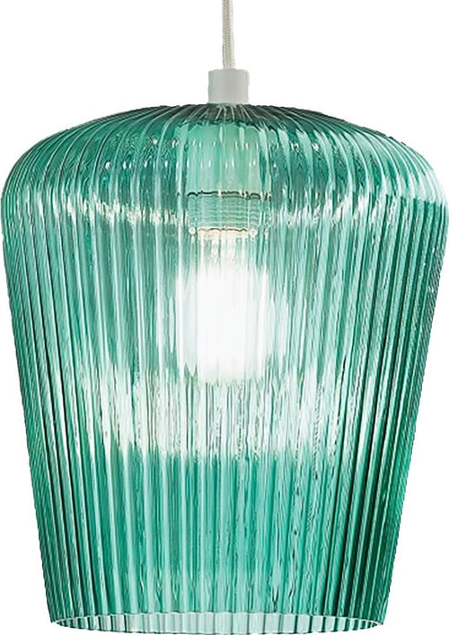 Sospensione-vetro-verde-Gea-Luce-NUMA-E27-LED-lampada-soffitto-moderna
