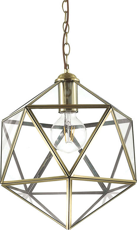 Sospensione-Vintage-Decò-Deca-Metallo-Ottone-Brunito-1-Luce-E27-Big