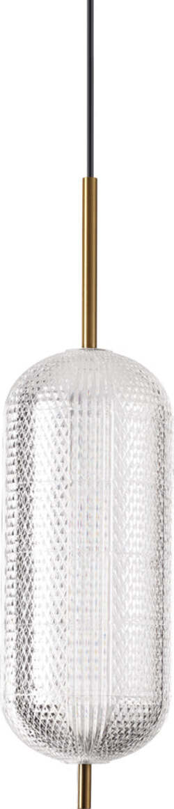 Sospensione-Vintage-Decò-Decor-Metallo-Trasparente-Led-20W-3000K