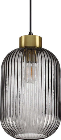 Sospensione-Vintage-Decò-Mint-3-Metallo-Fumè-1-Luce-E27