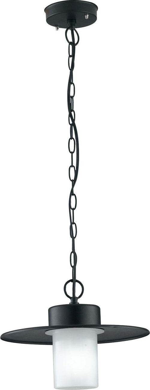 Sospensione York Nera 1Xe27 Ip44 30Cm Illuminazione/Illuminazione per interni/Lampadari lampade a sospensione e plafoniere/Lampade a sospensione Led Mall Home - Napoli, Commerciovirtuoso.it