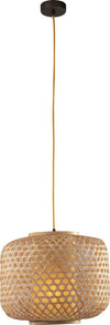 Sospensione Zen Bambu' Naturale 1Xe27 40X31Cm Illuminazione/Illuminazione per interni/Lampadari lampade a sospensione e plafoniere/Lampade a sospensione Led Mall Home - Napoli, Commerciovirtuoso.it