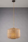 Sospensione Zen Bambu' Naturale 1Xe27 40X31Cm Illuminazione/Illuminazione per interni/Lampadari lampade a sospensione e plafoniere/Lampade a sospensione Led Mall Home - Napoli, Commerciovirtuoso.it