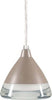 Sospesione-Contemporanea-Graal-Alluminio-Tortora-1-Luce-Led-20W-3000K