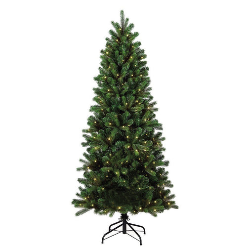 Albero di natale Aspen Slim con luci a LED in PVC di Altissima qualità