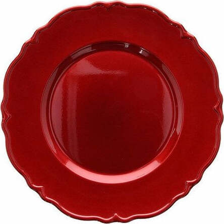 SOTTOPIATTO TOGNANA RUBY IN SILICONE E PLASTICA ROSSO Casa e cucina/Stoviglie/Piatti ciotole e vassoi/Piatti per servire/Piatti/Sottopiatti Scontolo.net - Potenza, Commerciovirtuoso.it