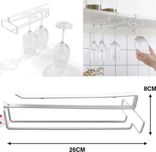 Sottoripiano Sotto Ripiano Con Gancio Appendi Bicchieri Attrezzi Per Cucina 26x8 Casa, arredamento e bricolage > Cucina > Utensili Cucina Trade Shop italia - Napoli, Commerciovirtuoso.it