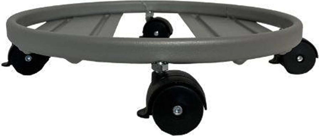 Sottovaso Circolare a Carrello Con Ruote Bidirezionali E Freni in Metallo Giardino e giardinaggio/Attrezzi da giardino e attrezzature per l'irrigazione/Vasi e accessori per piante/Accessori/Sottovasi Decor Space - Altamura, Commerciovirtuoso.it