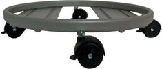 Sottovaso Circolare a Carrello Con Ruote Bidirezionali E Freni in Metallo Giardino e giardinaggio/Attrezzi da giardino e attrezzature per l'irrigazione/Vasi e accessori per piante/Accessori/Sottovasi Decor Space - Altamura, Commerciovirtuoso.it