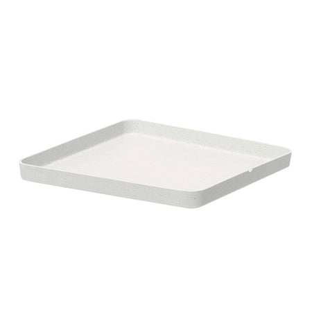 Sottovaso "Matter Quadrato" in plastica 100% riciclata da esterno per fiori e piante