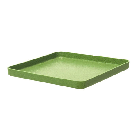 Sottovaso "Matter Quadrato" in plastica 100% riciclata da esterno per fiori e piante