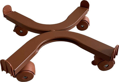 Sottovaso quadrato a carrello porta piante con ruote bidirezionali e freni in metallo Giardino e giardinaggio/Attrezzi da giardino e attrezzature per l'irrigazione/Vasi e accessori per piante/Accessori/Sottovasi Decor Space - Altamura, Commerciovirtuoso.it