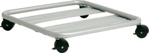 Sottovaso quadrato a carrello porta piante con ruote bidirezionali e freni in metallo Giardino e giardinaggio/Attrezzi da giardino e attrezzature per l'irrigazione/Vasi e accessori per piante/Accessori/Sottovasi Decor Space - Altamura, Commerciovirtuoso.it