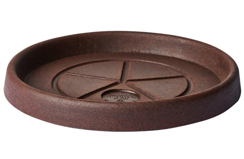 Sottovaso ''Tondo Classic'' in plastica per vasi  da interno ed esterno