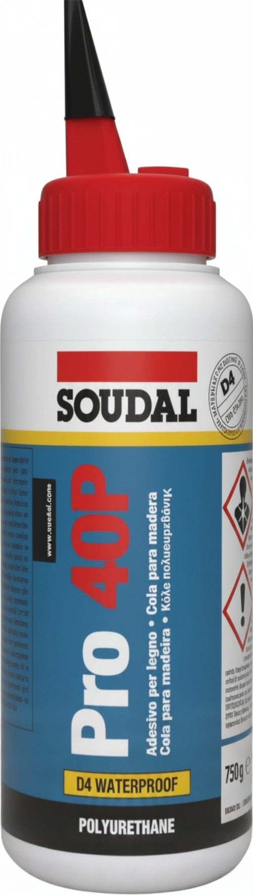 SOUDAL-PRO-40P---Adesivo-per-legno-PU---750-gr