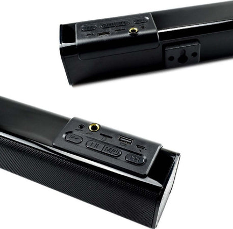 Soundbar Barra Audio Bluetooth Wireless 5wx2 Ricaricabile Telecomando Q-yx801 Elettronica/Audio e video portatile/Accessori/Casse portatili e Docking Station con altoparlanti/Casse portatili Bluetooth Trade Shop italia - Napoli, Commerciovirtuoso.it